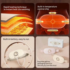 Menstrual Heating Pad Heated Massage Belt Menstrual Pain Relief Hot Compress Pad Abdominal Massage Period Warm Palace Belt