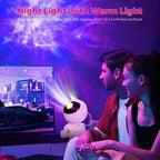 Astronaut Star Projector Night Light with Remote Control 360° Adjustable Galaxy Nebula Ceiling Lamp for Bedroom Kids Room Party