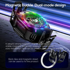 MEMO CX10 Semiconductor Phone Cooler with RGB Lights Magnetic Clip on Ice-Freezing Strong Cooling for Gaming & Live Streaming