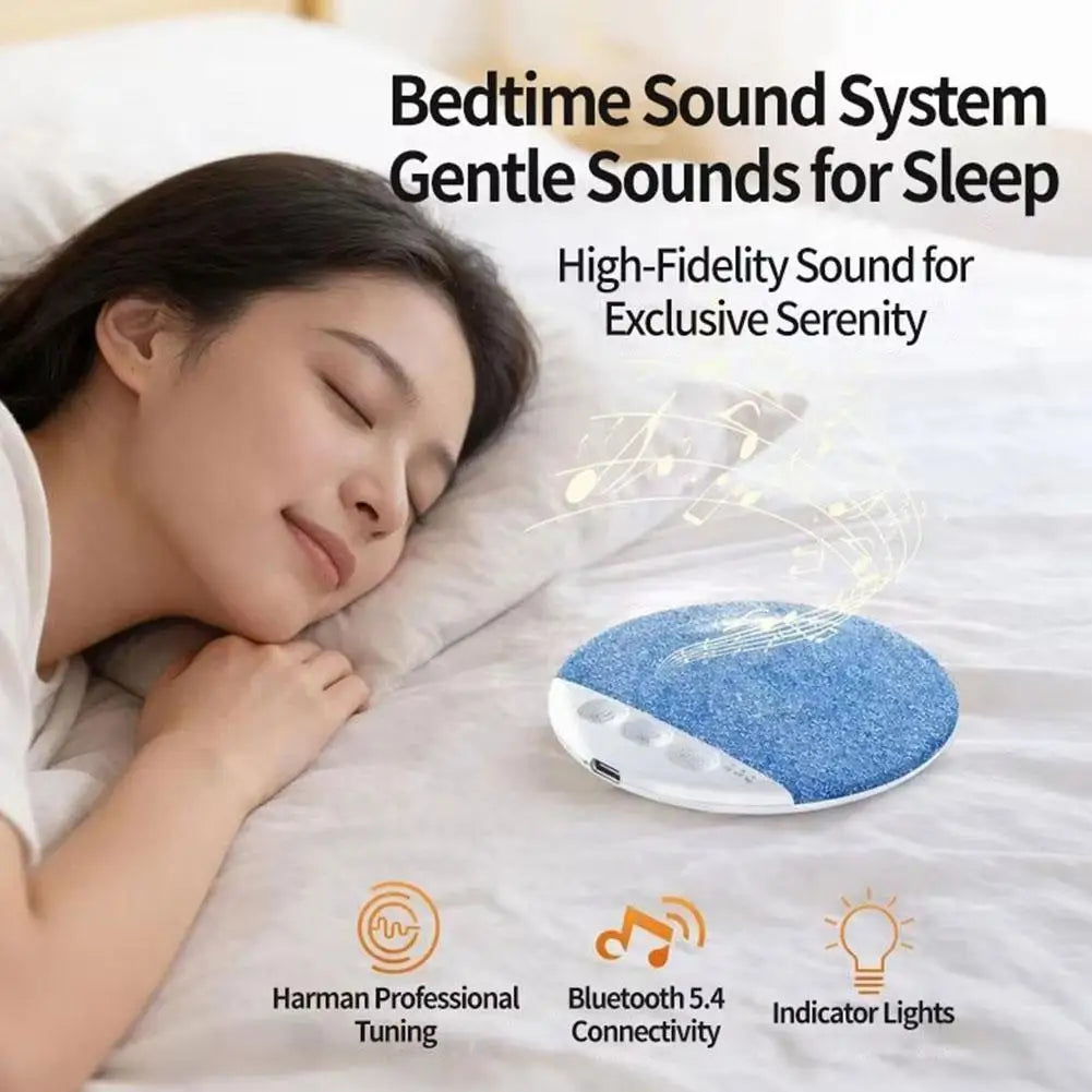Bedroom Pillow Speaker for Sleeping Multi-Functional Bluetooth Music Audio with White Noise Immersive Sleep Perfect Gift
