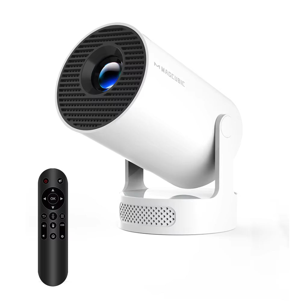 8K HY300 Pro + Projector Built in 5W Speaker 1280*720P Android 14 8000 Lumens Wifi6 BT5.4 Outdoor Portable Projector