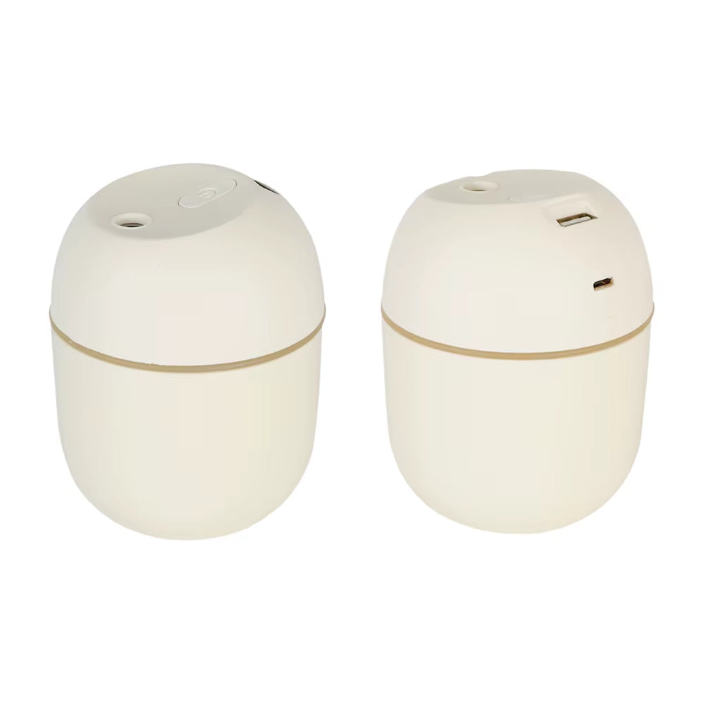 220Ml USB Humidifier Atomizer Aroma Oil Diffuser Mute Air Humidifier with Night Lamp for Car Bedroom Cool Mist Sprayer