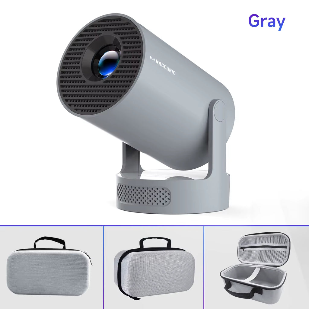 8K HY300 Pro + Projector Built in 5W Speaker 1280*720P Android 14 8000 Lumens Wifi6 BT5.4 Outdoor Portable Projector