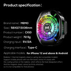MEMO CX10 Semiconductor Phone Cooler with RGB Lights Magnetic Clip on Ice-Freezing Strong Cooling for Gaming & Live Streaming