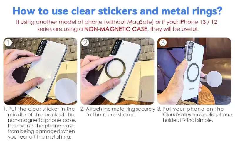 Magnetic Laptop Expansion Phone Mount