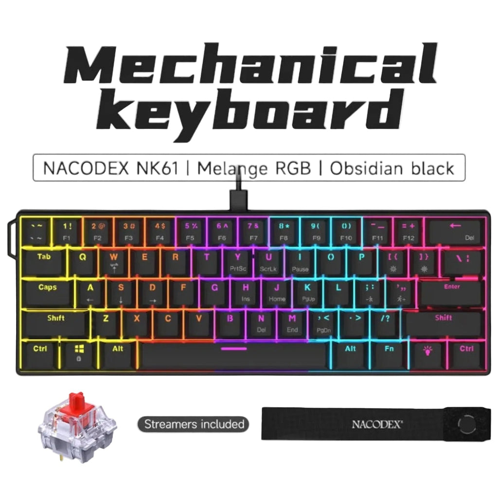 NACODEX NK61 Mechanical Gaming Keyboard
