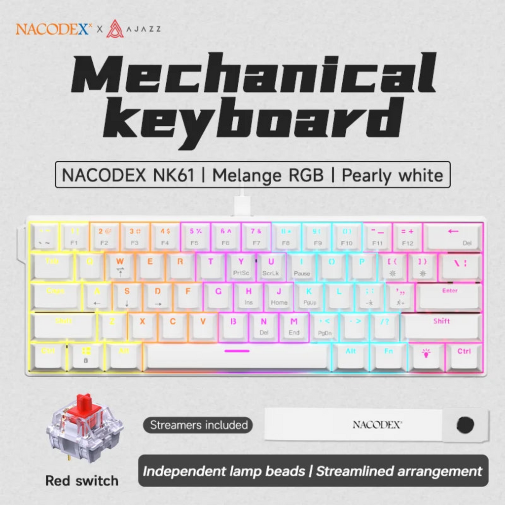 NACODEX NK61 Mechanical Gaming Keyboard