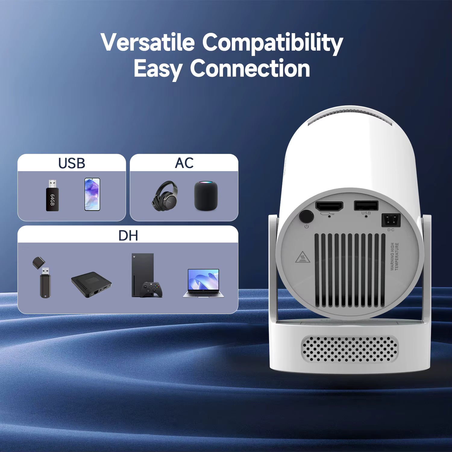 Magcubic HY300 Pro+ — Smart HD Portable Projector
