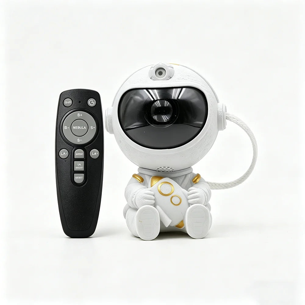 DAGTOUZ 360° Rotating Astronaut Galaxy Projector