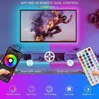 Led Strip Lights Music Sync Led Lights Room with APP Control, Flexible Ribbon Tape Lights for Home Party Decor TV Backlight