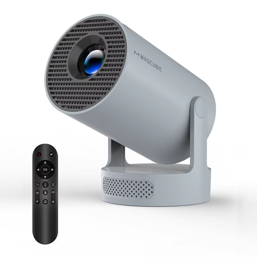 8K HY300 Pro + Projector Built in 5W Speaker 1280*720P Android 14 8000 Lumens Wifi6 BT5.4 Outdoor Portable Projector
